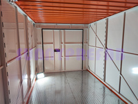 Matériau en acier préfabriqué assembler conteneur empilable mobile stockage self-stockage conteneur pliable unités de stockage portables