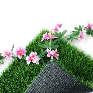 หญ้าเทียมใบไม้สีเขียวปานกลาง - Product Image 6