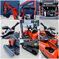 Mini-excavatrice hydraulique fiable avec plusieurs options de moteur, offrant une puissance stable pour le creusement