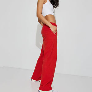 Pantalon de survêtement d'hiver pour femmes, taille élastique, 100% coton, respirant et écologique - Product Image 2