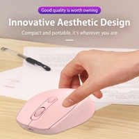 Souris de bureau sans fil ergonomique 4D rechargeable 2,4 GHz OEM d'usine, mini, portable, silencieuse, double mode, en stock
