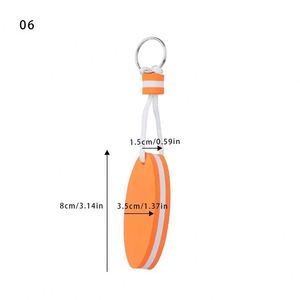 Porte-clés flottant personnalisé avec logo sur mesure, imprimé double face, porte-clés en mousse EVA 3 couches, porte-clés en mousse sportive - Product Image 4