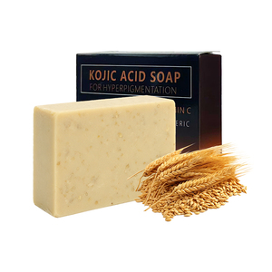 Jabón Exfoliante Artesanal de Marca Blanca con Avena y Aceite de Coco - Limpiador Antiinflamatorio, Iluminador e Hidratante <span class=keywords><strong>para</strong></span> Todo Tipo de Piel - Product Image 1