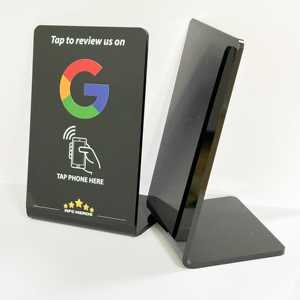 2025 nóng bán tùy chỉnh hiển thị không tiếp xúc Acrylic NFC Mini <span class=keywords><strong>tag</strong></span> <span class=keywords><strong>t5577</strong></span> <span class=keywords><strong>RFID</strong></span> thông minh mã QR lập trình không thấm nước KHÁCH SẠN sử dụng đứng - Product Image 3