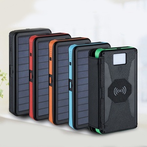 Batterie Externe Solaire Amovible Portable pour Extérieur, Triple Protection, Grande Capacité 20000 mAh - Product Image 4