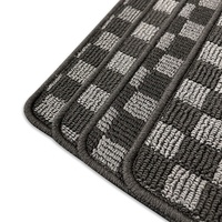 Accessoire Auto 4 pièces antidérapant tapis de sol de voiture Tapetes Para Auto tapis de sol de voiture universel