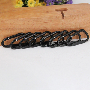 Mousqueton en aluminium de 2 pouces avec clip pour clés, anneau en D, crochet mousqueton, boucle porte-clés, attache à ressort, clips pour porte-clés - Product Image 3