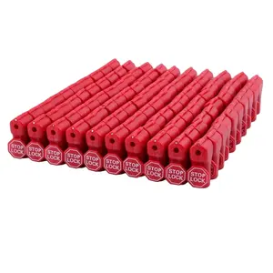 Plastic Red Security Retail Winkel Anti-Diefstal Display Haak Stop Lock Voor Voorkomen De Sweep Diefstal Van Weergegeven Product