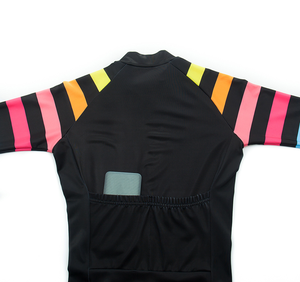 Maillot de cyclisme unisexe de compression professionnel en gros, combinaison de triathlon personnalisée à manches courtes avec fermeture éclair pour la natation, le cyclisme et la course à pied - Product Image 4