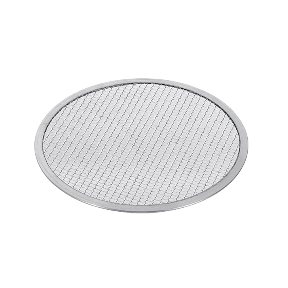 Grille à pizza ronde en aluminium pour plateau de cuisson