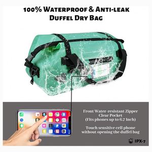 Bolsa Impermeable Reflectante para la Noche, con Bolsillo para Teléfono con Pantalla Táctil, Hebilla Resistente, para Surf, Navegación, Aventuras al Aire Libre - Product Image 2