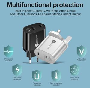 Cargador Superrápido de 40W con Doble Puerto USB-C PD para iPhone 13 12 Pro Max, Bloque de Carga para Teléfono Celular, Cabezal de Cargador de Pared Tipo C - Product Image 5