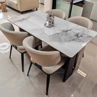 Modernes Luxus-Küchen-Esszimmer-Set mit 4 Stühlen
