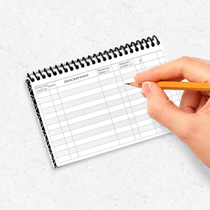 Biểu Tượng Tùy Chỉnh In Ấn Thiết Kế Máy Tính Xách Tay Nhỏ Gọn Giao Dịch Cho Doanh Nghiệp Cá Nhân Sổ Séc Chi Tiêu Tài Chính Tạp Chí - Product Image 2