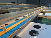Robot de livraison alimentaire sur rail, chariot de service intelligent sur rail aérien pour restaurants de hot pot et de sushis, personnalisable OEM