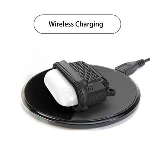 golpes a prueba auricular inalámbrico funda protectora para los <span class=keywords><strong>airpods</strong></span> de Apple pro 2 3 de silicona luminoso de los casos - Product Image 3