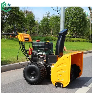 Factory direct electric snow sweeper snow removal vehicles snow thrower 6.5 hp