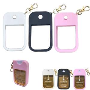 Funda Protectora de Silicona para Desinfectante de Manos, Llavero, para Botellas de Spray, Libre de BPA, Portátil, para Viajes, con Logotipo Personalizado - Product Image 1