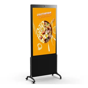 65 inch lcd Freestanding Stand Alone USB Version Totem Advertising Player Digital Display Signage