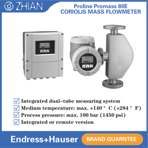 เครื่องวัดการไหลแบบดิจิตอล Coriolis ของ Endress+Hauser รุ่น Proline Promass 80E DN80 80 มม. 80F80 วัสดุสแตนเลส แบบ OEM ที่ปรับแต่งได้ - Product Image 5