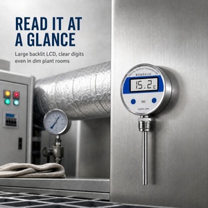 Termómetro Digital para Interiores con Sonda con Cable, Termómetro Digital de Alta Temperatura con Sensor Rápido - Product Image 4
