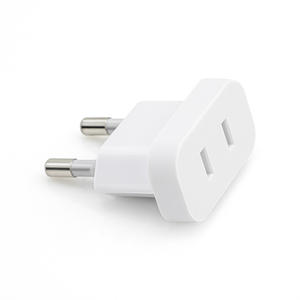 <span class=keywords><strong>Adaptateur</strong></span> américain vers UE Câble 2 broches Fiche de voyage vers allemand, européen, américain, mexicain, canadien, égyptien, espagnol - Product Image 3