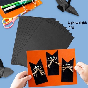 Manufacturer Gift Craft Black Paper 70*100cm Size Black Paper Board Sheets - Product Image 1