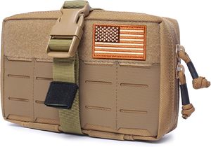 กระเป๋าอเนกประสงค์แบบยุทธวิธี Molle Admin Pouch, กระเป๋า EDC สำหรับคาดเอว, กระเป๋าใส่อุปกรณ์อเนกประสงค์แบบโมดูลาร์, กระเป๋าจัดระเบียบอุปกรณ์ปฐมพยาบาลสำหรับลูกเสือ - Product Image 5