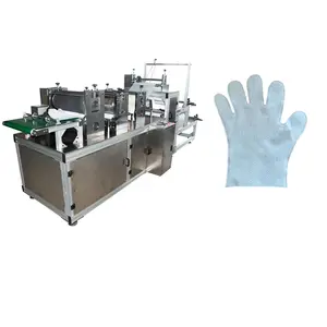 Disposable nonwoven hand gloves making machine