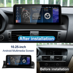 STWEI MTK8581 10.25inch BMW F25 F26 Head Unit Radio Wireless CarPlay GPS Navigation <b>AUTO</b> Android DSP Bluetooth Multimedia System - Product Image 3