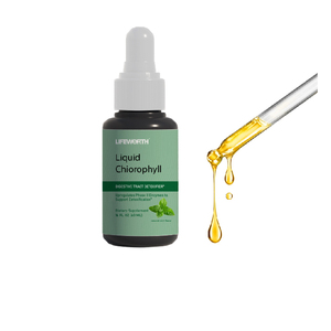 LIFEWORTH sıvı klorofil sindirim, bağırsak sağlığı, enerji ve detoks nane aromalı glutensiz Vegan için güvenli düşer. - Product Image 2