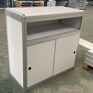 Phổ biến nhất 1x0.5x1m quầy tiếp tân gấp bàn triển lãm thương mại triển lãm bàn tiếp tân - Product Image 3