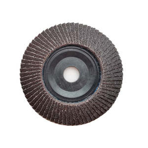 Disco de Láminas de Óxido de Aluminio de Alto Rendimiento y Alta Dureza, 4'' (100 mm), 5 mm de Espesor, para Máquinas de Lijar, Acero Inoxidable - Product Image 1