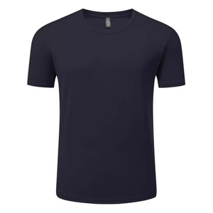 T-shirt à col rond personnalisable en polyester, séchage rapide, fin, pour usage quotidien, impression de logo publicitaire, vêtements de sport - Product Image 4
