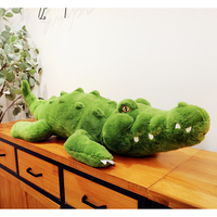 Offre Spéciale : Peluches Crocodile Mignon Dessin Animé Allongé – Fournisseur Direct de Poupées en Peluche Douces pour Cadeaux d'Anniversaire et Machines à Pinces