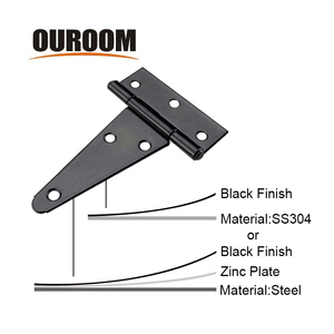 4";5";6";8";10";12" Universal Fence Tee <strong>Hinge</strong> Garden Gate <strong>T</strong> <strong>Hinge</strong> Heavy Duty Gate <strong>Hinges</strong> - Product Image 3