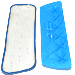 Esun Bester Preis Schnellt rockn endes Mikrofaser-Flach mopppad Austauschbarer Haushaltsreinigungs-Boden wisch kopf mit Aluminiums tange - Product Image 4