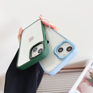 Étui de téléphone en acrylique transparent antichoc de luxe avec support magnétique pour appareil photo pour 11 12 13 14 15 16 17 Pro Max - Product Image 2