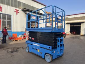 Piattaforma di Lavoro Aerea Elettrica Semovente Certificata CE, Piattaforma a Forbice Industriale 6-16m - Product Image 2