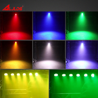 Projecteurs de scène professionnels LED 4-en-1 Full Color RGBW pour mariage, bar, club, spectacle, avec contrôle DMX512