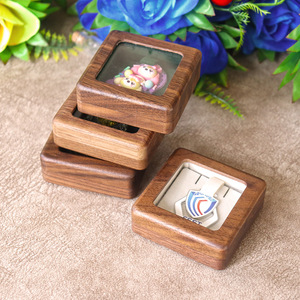 Bijoux personnalisés boîte en <span class=keywords><strong>bois</strong></span> pièce commémorative broche en <span class=keywords><strong>bois</strong></span> <span class=keywords><strong>noeud</strong></span> <span class=keywords><strong>papillon</strong></span> boutons de manchette bague collier bracelet boîte en <span class=keywords><strong>bois</strong></span> personnalisée - Product Image 2