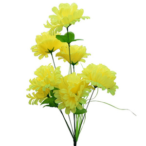 Ramo <span class=keywords><strong>de</strong></span> <span class=keywords><strong>flores</strong></span> artificiales conmemorativas <span class=keywords><strong>de</strong></span> seda, 7 cabezas, <span class=keywords><strong>para</strong></span> el <span class=keywords><strong>cementerio</strong></span>, China - Product Image 3