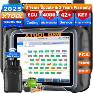 XTOO D8W X aracı anahtar programcı anahtar Pin kodu okuyucu aracı araba Immobilizer otomotiv çilingir araçları hepsi bir tanı tarayıcı - Product Image 1