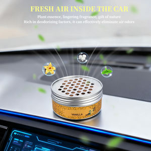 Désodorisant pour voiture Aikun Solid Metal Oud Lavender - Évaporation naturelle, parfum longue durée 60 jours, aucune électricité requise - Product Image 2