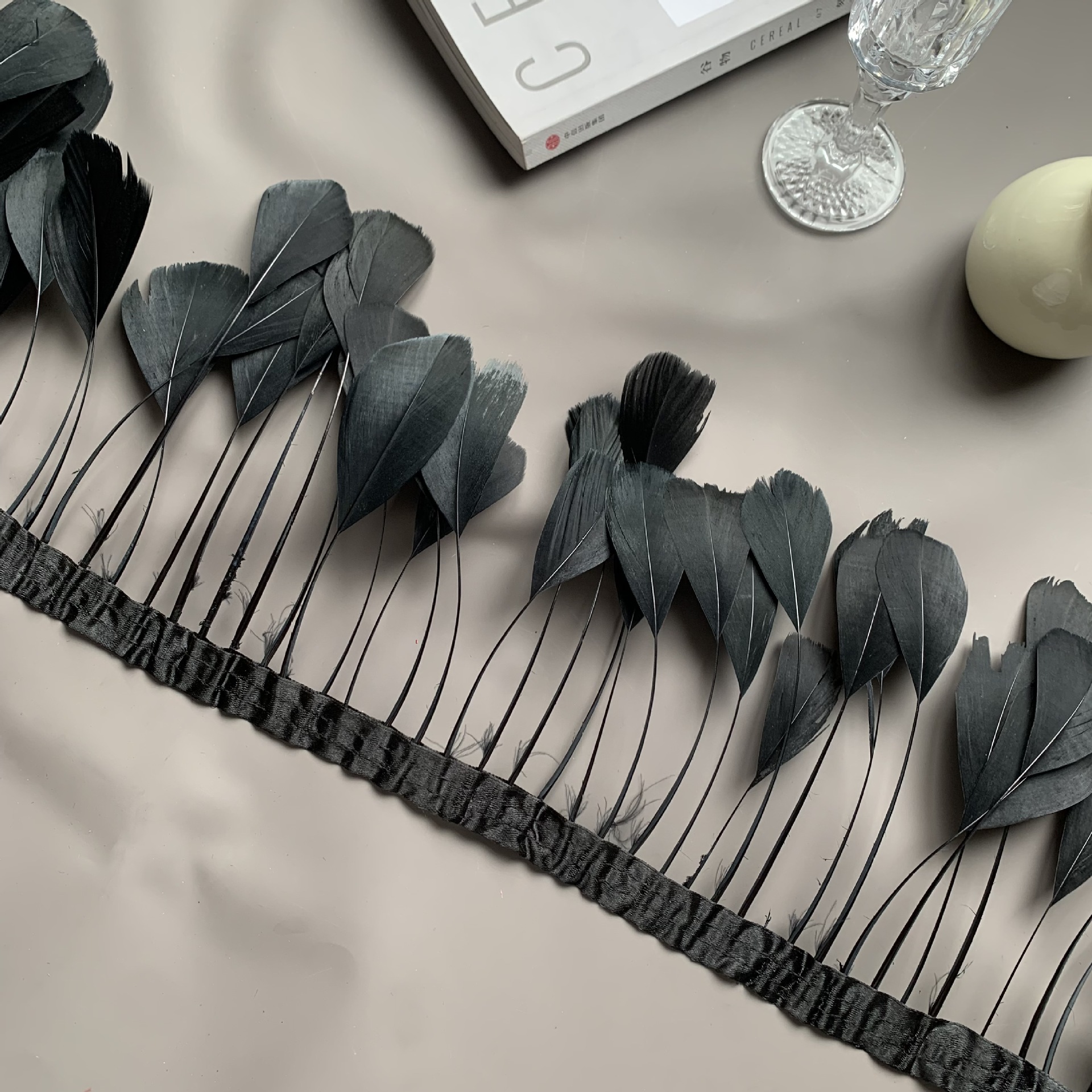 Negro-pedido mínimo 10m por paquete