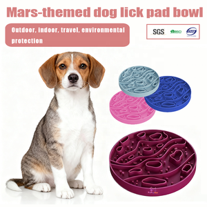 Cuenco para mascotas con logotipo personalizado, alfombrilla de silicona para lamer perros, alimentador lento 2 en 1, cuenco para perros con tema de Marte, alimentador ecológico, Envío Mundial - Product Image 2