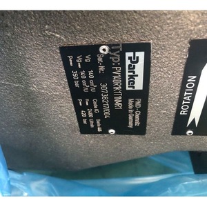 ปั๊มไฮดรอลิก Parker Pv140 ซีรีส์ ปั๊มลูกสูบ 350 บาร์ 24 ลิตร/นาที ผลิตในเยอรมนี - Product Image 3