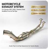 Système d'échappement complet de course modifié de qualité européenne pour moto V8, compatible JOG V8, DIO, BWS, ZX, DIO90, RR, DIO 26AA, ZX 26AA