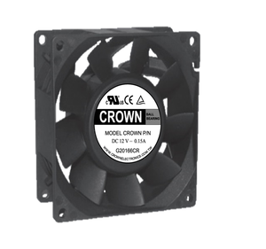 พัดลมแบบแกน DC รุ่น Crown 8038 SERVERT1 สำหรับโฟโตอิเล็กทริก ระบบไฟส่องสว่าง - Product Image 4