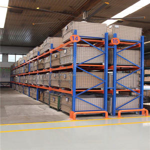 מותאם אישית צהוב בינוני-שכבת ערמה פלדה מדפים מערכת מגבלת ללא דופי יחידות מחסן תעשייתי מדף מזרן - Product Image 6